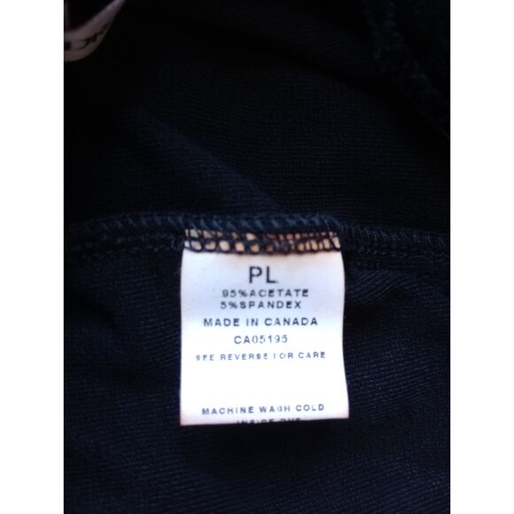 Draper's & Damon's Petites, Canada Women's PL Black Stretch Midi Skirt, Vtg. - Picture 6 of 7